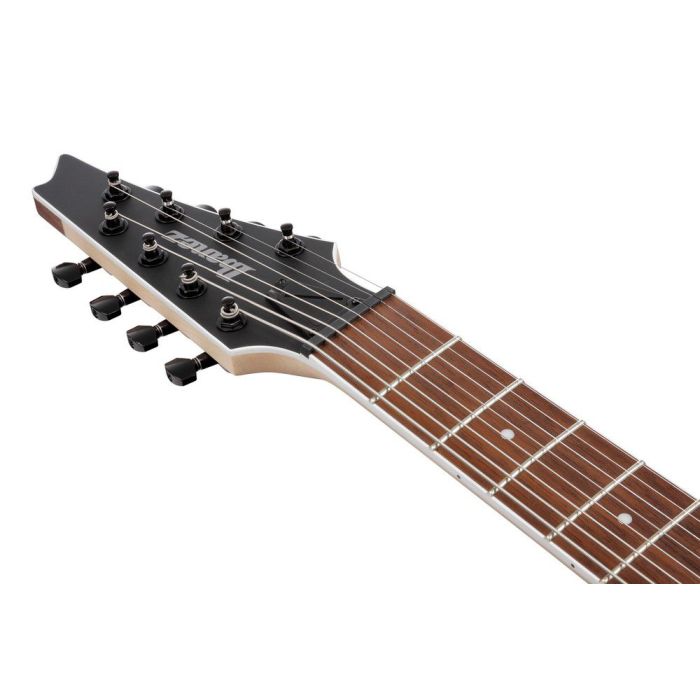 Ibanez Rg8ex bkf Black Flat 8 String Electric Guitar, headstock front