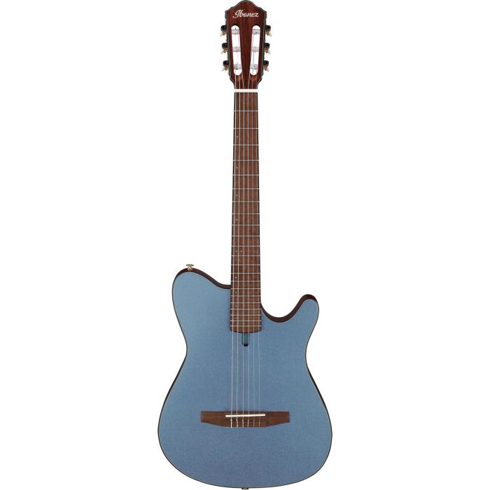 Ibanez Frh10n ibf Indigo Blue Metallic Flat Electro acoustic, front view