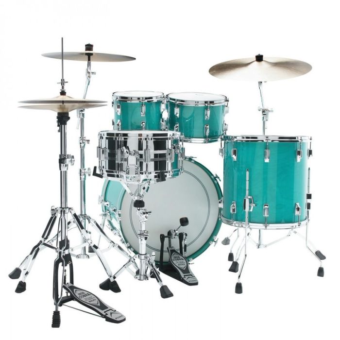 Tama Superstar 4pc Drum Shell Pack 22" Aqua Marine back