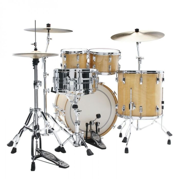 Tama Superstar 4pc Drum Shell Kit - 22x14 BD 10x8 TT 12x8 TT 16x16 FT With MTH800 Double Tom Holder - Super Maple back