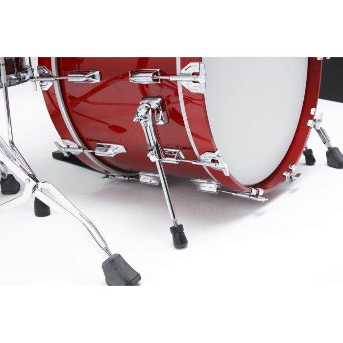 Tama Superstar 4pc Drum Shell Pack 22" Cherry Wine spurs