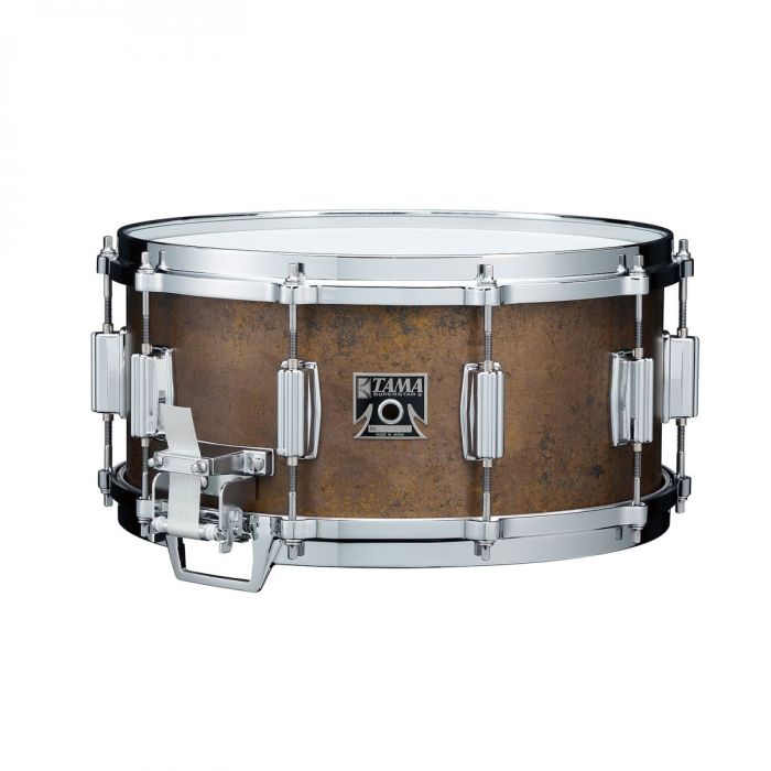 Tama Mastercraft The Bell Brass 14x6.5 Snare Drum featuring 3mm Seamless Bell Brass Shell front