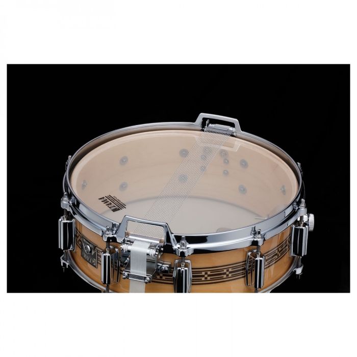 Tama Mastercraft Artwood 14x5 Snare Drum featuring 9mm, 6ply All Birch Shell snare side