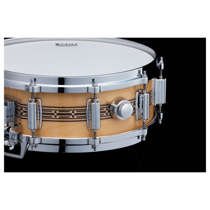 Tama Mastercraft Artwood 14x5 Snare Drum featuring 9mm, 6ply All Birch Shell one touch