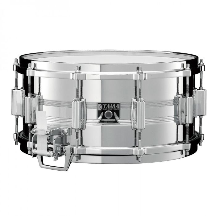 Tama Mastercraft Steel 14x6.5 Snare Drum featuring 1.2mm Steel Shell front