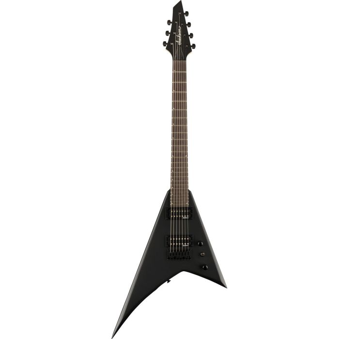 Jackson JS JS22 7 RR Black Electric Guitar, front view