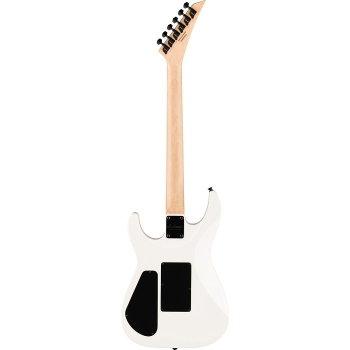 Jackson X Series DK M1A White Tortoise Electric Guitar, rear view