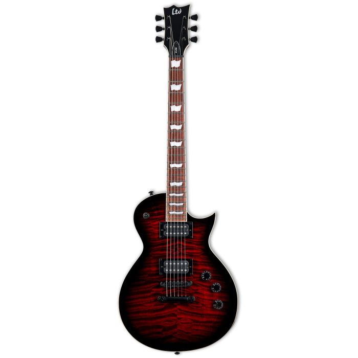 ESP LTD Eclipse EC-256 QM Electric Guitar See-Thru Black Cherry ...