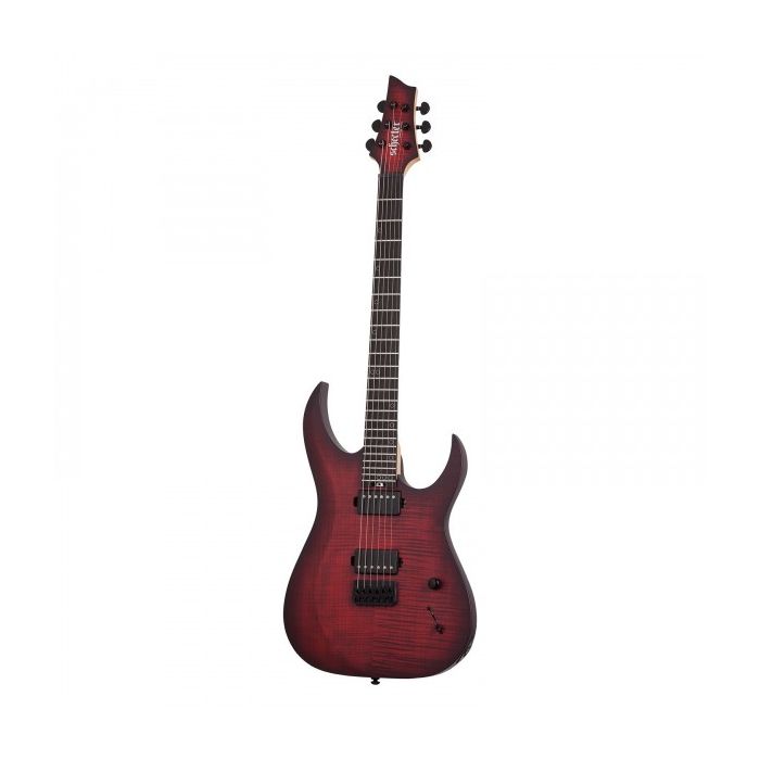 Schecter Sunset-6 Extreme Scarlet Burst front