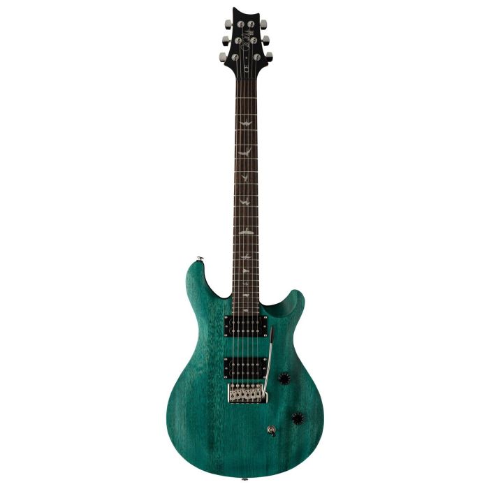 PRS SE CE24 Standard RW Satin Turquoise, front view