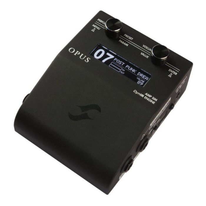 Two Notes Opus Multi-Channel Amp and Cab Sim right-angled view