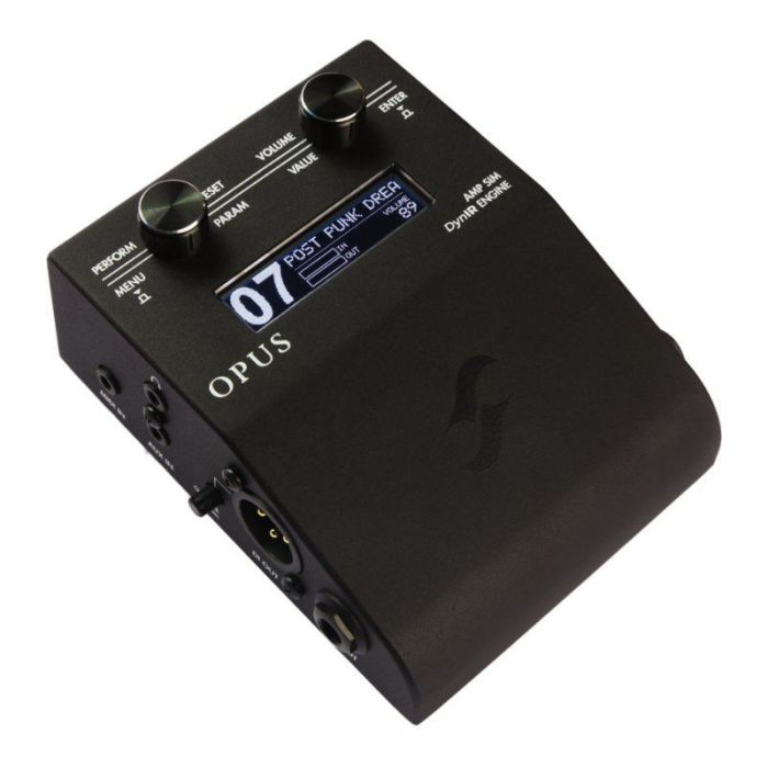 Two Notes Opus Multi-Channel Amp and Cab Sim left-angled view