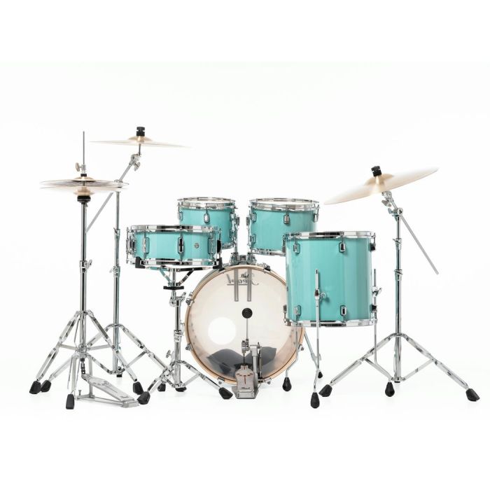 Pearl Decade Maple 5 Piece Drum Kit inc HWP-834 Ice Mint back