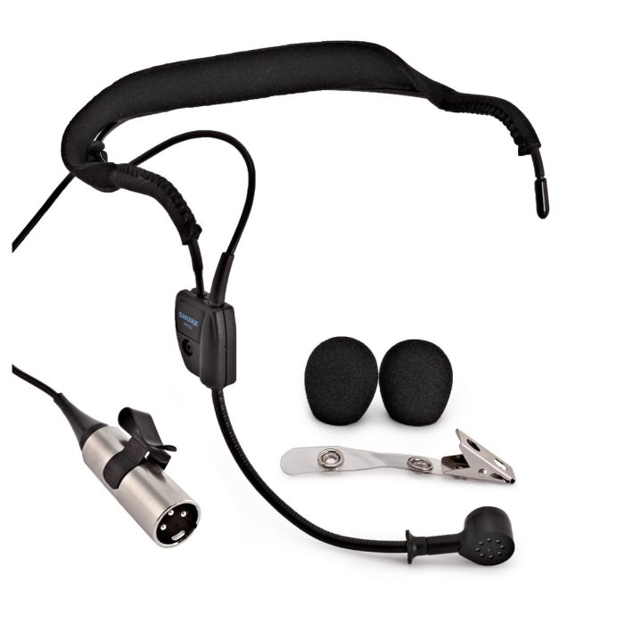 Shure WH20-XLR Compact Headset Microphone whats included