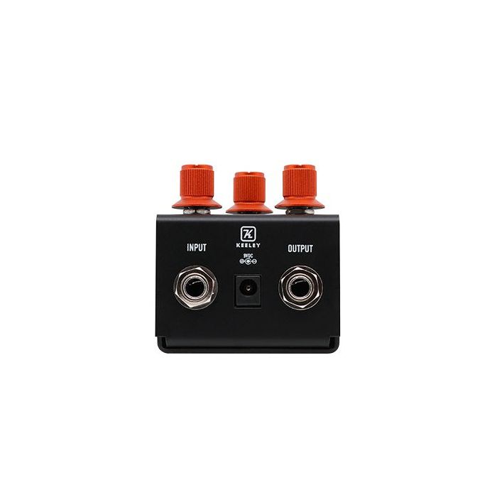 Keeley Electronics Angry Orange 4 in 1 Distortion And Fuzz Pedal, input sockets
