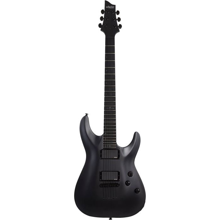 Schecter C-1 Platinum Blackout Electric Guitar front view