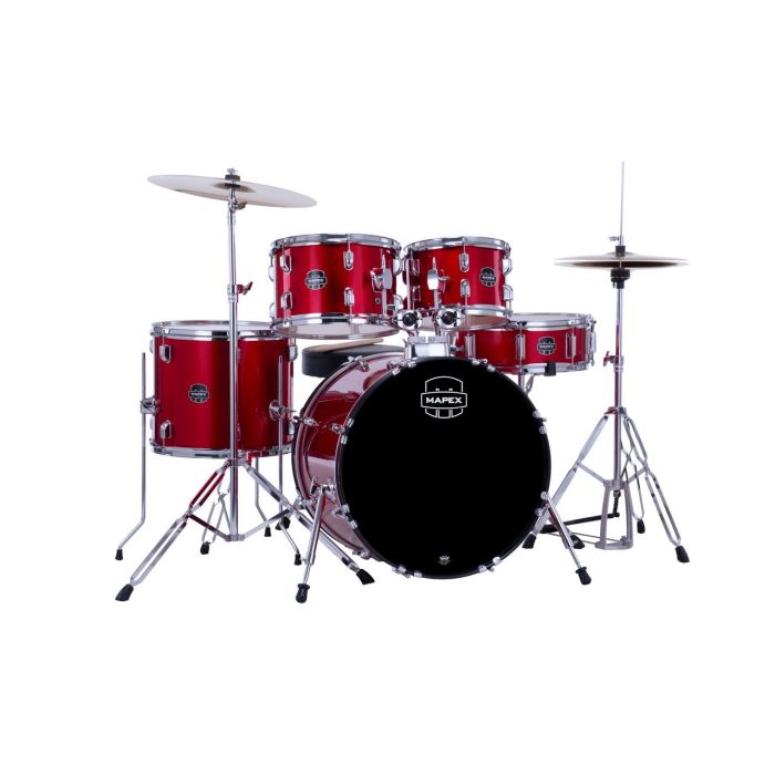 Mapex Comet Series Infra Red Kit 20 BD Inc Hardware, Drum Throne and Cymbals front