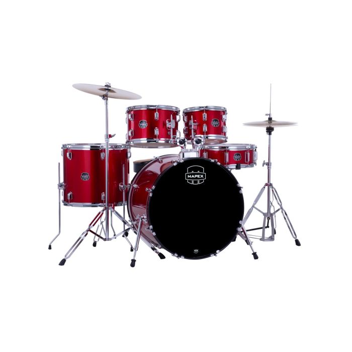 Mapex Comet Series Infra Red Kit 22" Inc Hardware, Drum Throne and Cymbals front