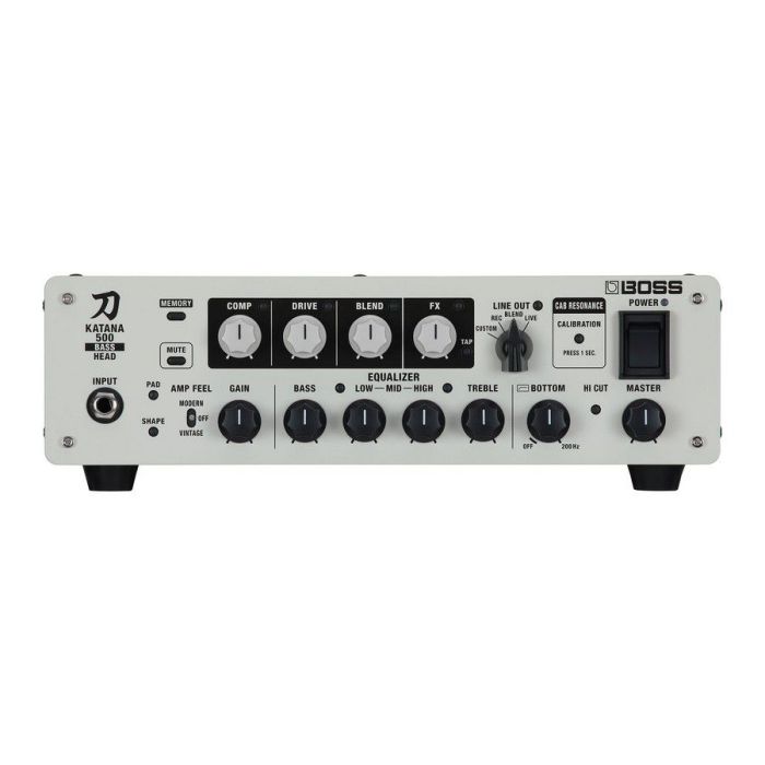 Boss Ktn500b hd Katana Bass 500 Watt Head, front view