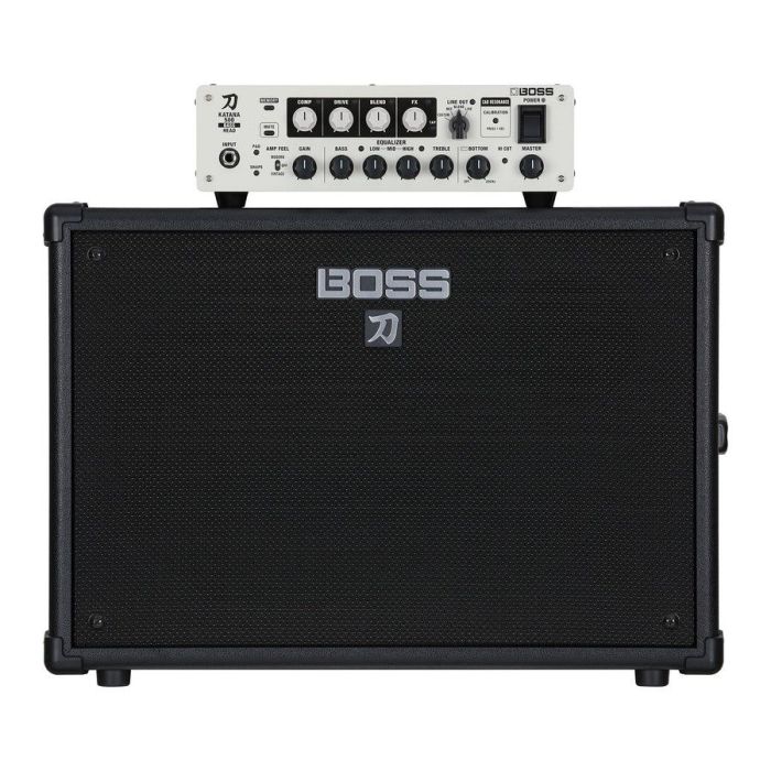 Boss Ktn c112b Katana 1x12 Bass Cabinet, stack