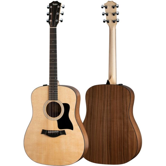 Taylor Academy 10 Walnut/Spruce Dreadnought Acoustic Guitar front and back