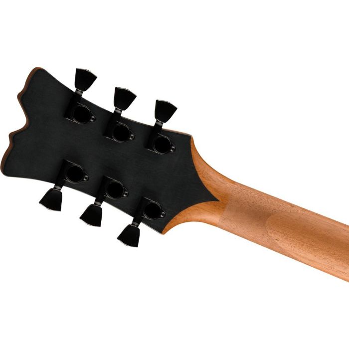 EVH SA126 Special w Case Stealth Black Electric Guitar headstock rear