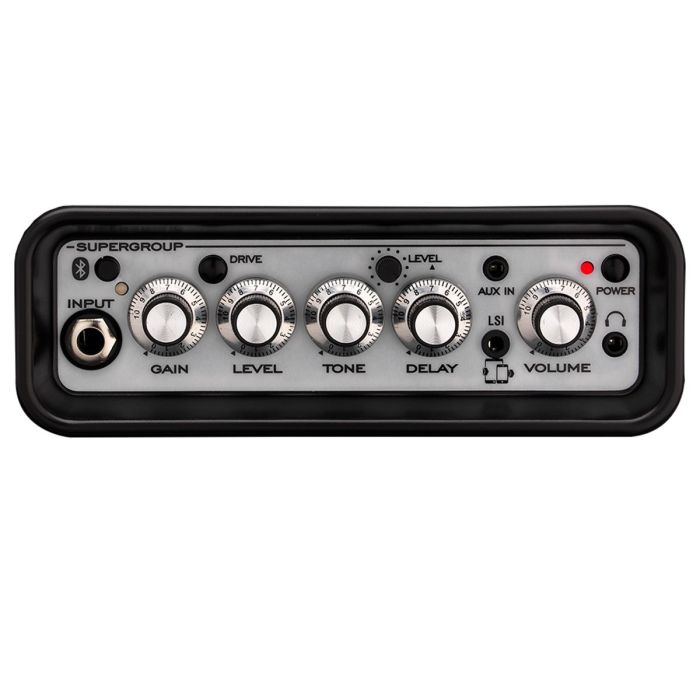 Laney MINI-STB Bluetooth Battery Powered Guitar Amp with Smartphone Interface - Supergroup edition dials