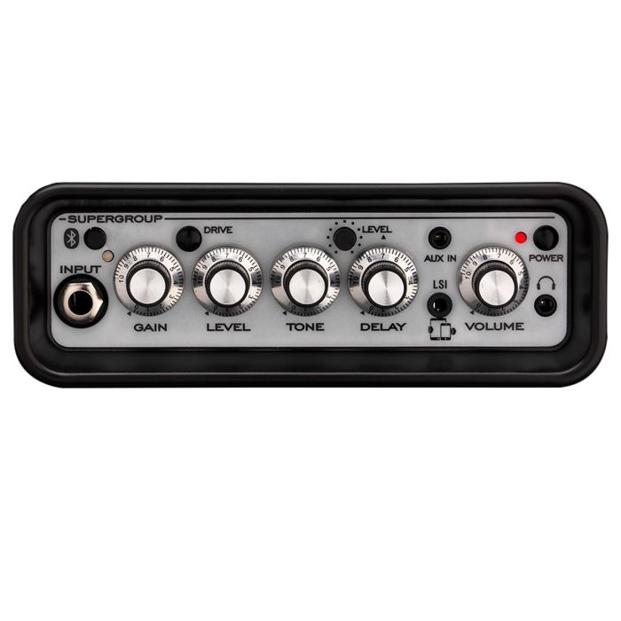 Laney MINI-ST Battery Powered Stereo Guitar Amp with Smartphone Interface - Supergroup Edition dials