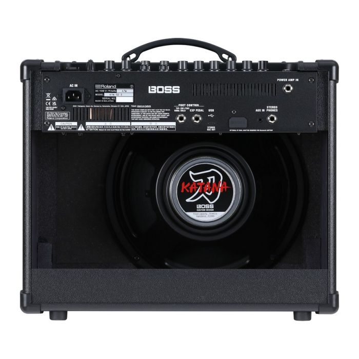 BOSS Katana 50 Gen 3 Guitar Amplifier, rear view