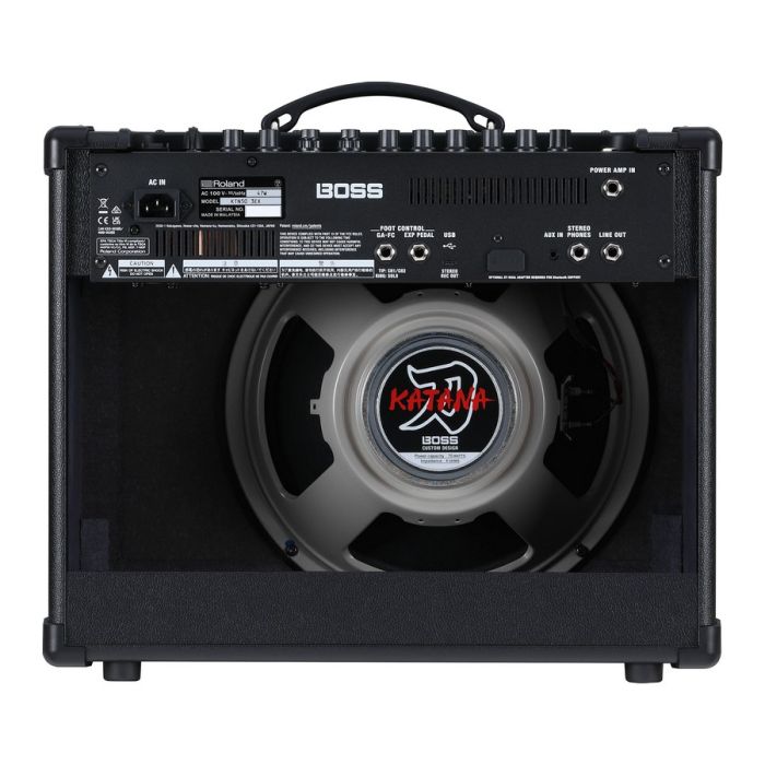 BOSS Katana 50 Ex Gen 3 Guitar Amplifier, rear view
