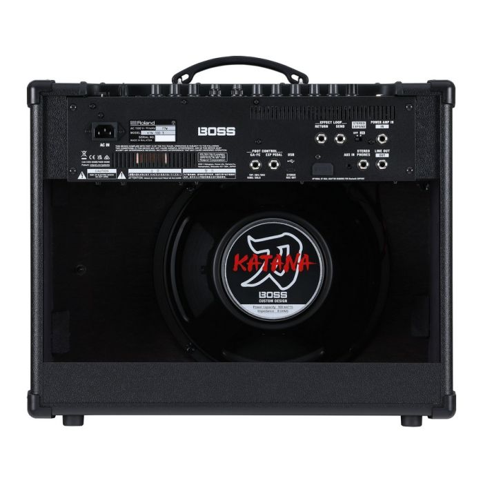 BOSS Katana 100 Gen 3 Guitar Amplifier, rear view