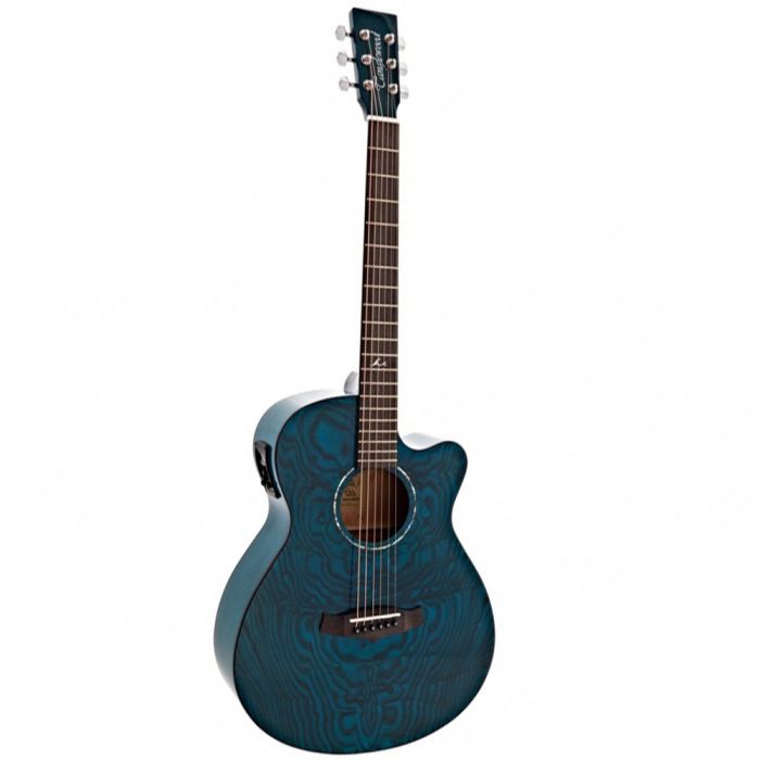 Tanglewood Azure Super Folk Cutaway Serenity Blue front