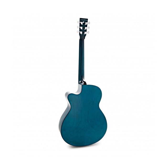 Tanglewood Azure Super Folk Cutaway Serenity Blue back