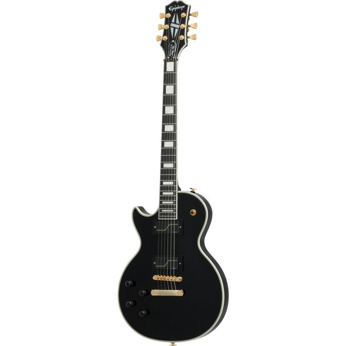 Epiphone Matt Heafy Les Paul Custom Origins (Incl. Hard Case: Left-handed) Ebony front