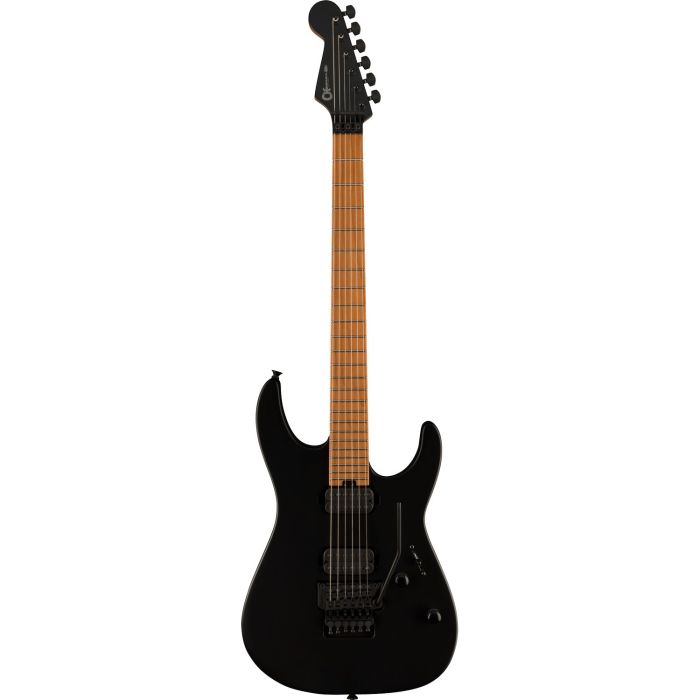 Charvel Ltd Ed Pro-Mod DK24R HH FF, Satin Black front view