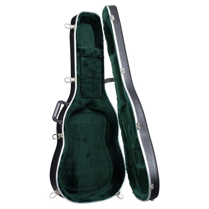 Martin 600 Series Dreadnought Guitar Case w Green Interior front view