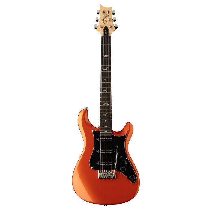 PRS SE NF3 Metallic Orange Rosewood Fingerboard, front view