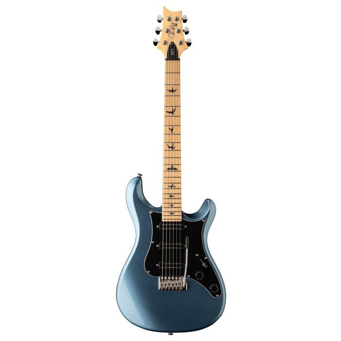 PRS SE NF3 Ice Blue Metallic Maple Fingerboard, front view