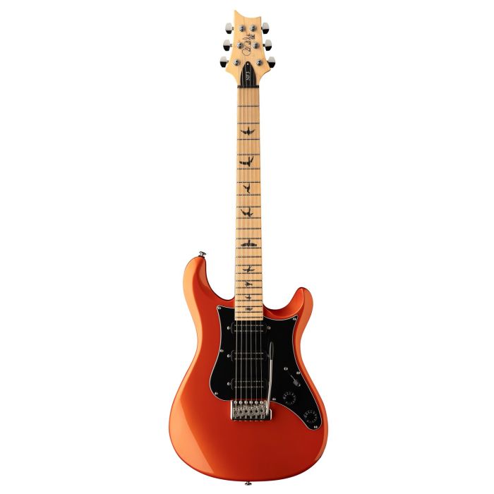 PRS SE NF3 Metallic Orange Maple Fingerboard, front view