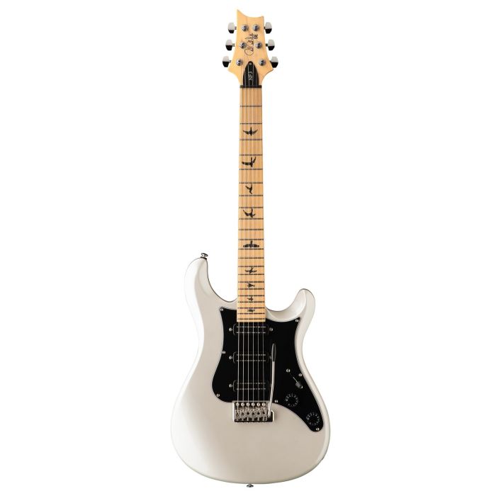 PRS SE NF3 Pearl White Maple Fingerboard, front view