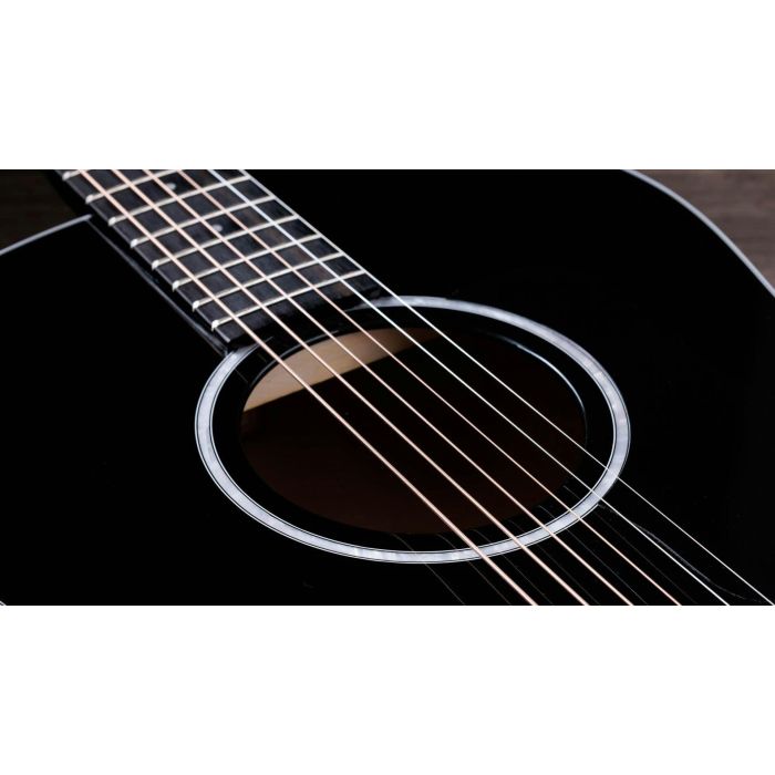 Taylor 217e-BLK Plus Electro Acoustic Guitar Black sound hole