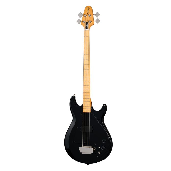 Epiphone Grabber Bass, Ebony front view