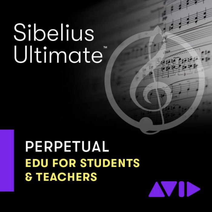 Sibelius Ultimate 12 Month Subscription License (Student/Teacher)