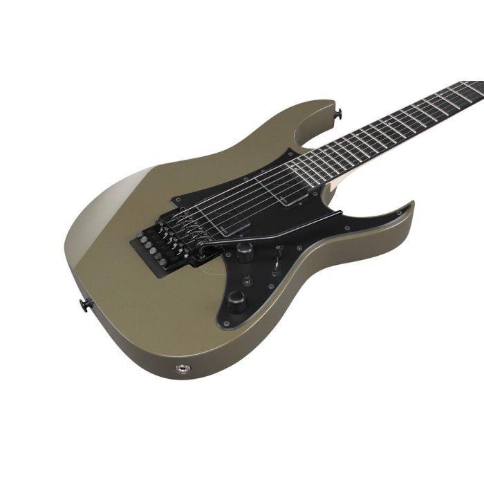 Ibanez RGR5130 KM Prestige Electric Guitar Khaki Metallic, angled view