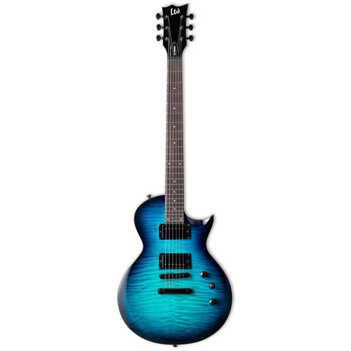 ESP LTD EC-200DX Electric Guitar Blue Burst, front view