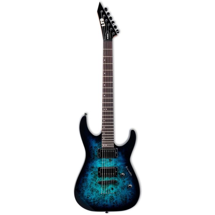 ESP LTD M-200DX Electric Guitar Nt Blue Burst, front view