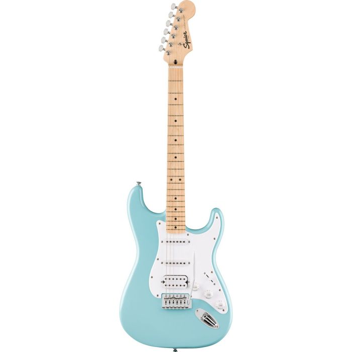 Squier FSR Sonic Stratocaster Hss MN Tropical Turquoise, front view