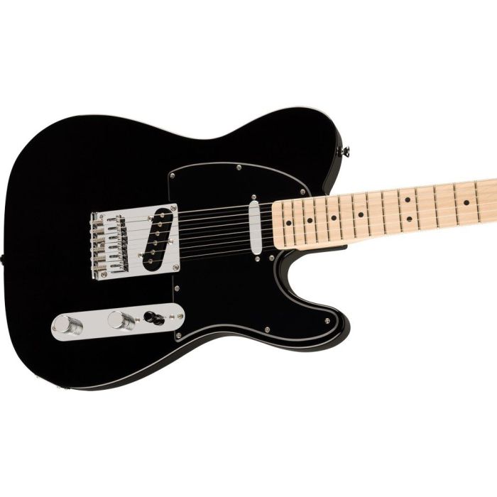 Squier FSR Sonic Telecaster MN Black, angled view