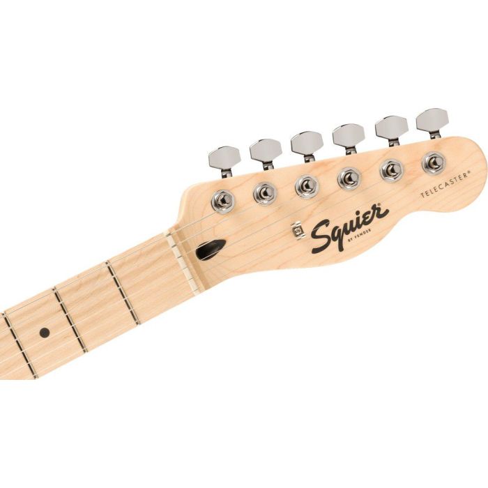 Squier FSR Sonic Telecaster MN Black, headstock front