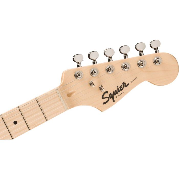 Squier FSR Mini Stratocaster MN Tahitian Coral, headstock front